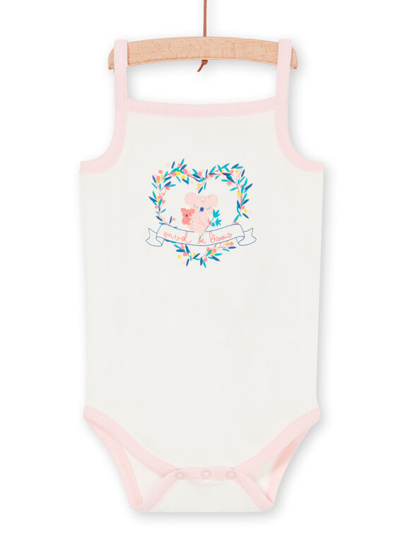 Body ecrù neonata LEFIBODCAL / 21SH13G1BDL001