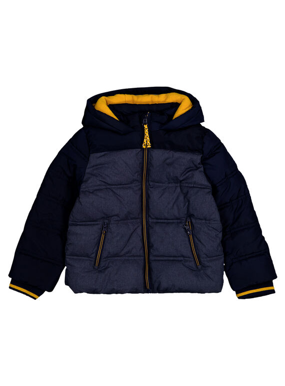 Piumino Bicolore Navy e Blu Melange GOGRODOU4 / 19W902G4BLO070