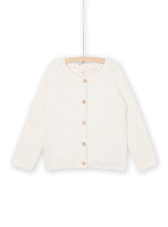 Cardigan in ciniglia bianco PAYJOCAR4 / 22W901D1CAR001