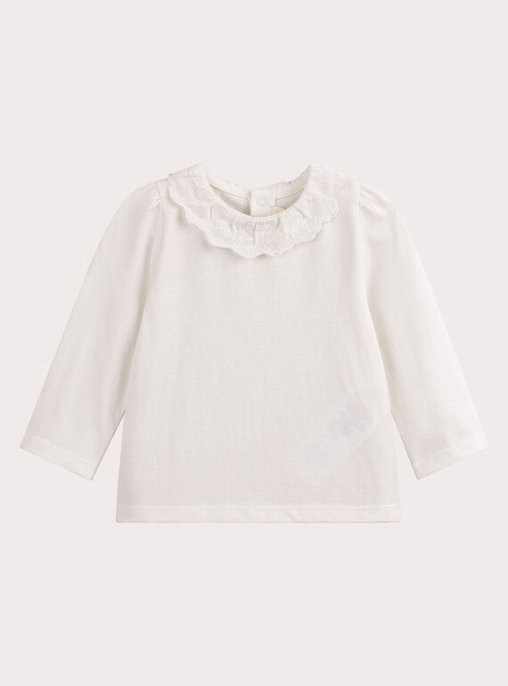 Maglia écru per neonata VIGABRA2 / 24WG0912BRA001