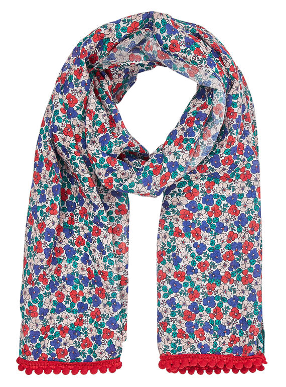 Foulard bambina con motivi + pompon JYAJAFOUL / 20SI01B1FOU001
