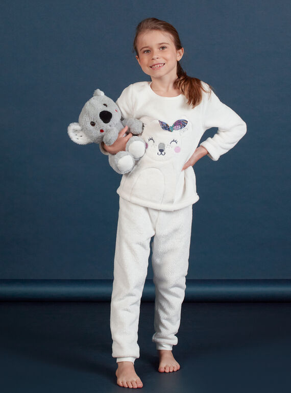Set pigiama in soft boa motivo koala bambina MEFAPYJKOA / 21WH1199PYJ001