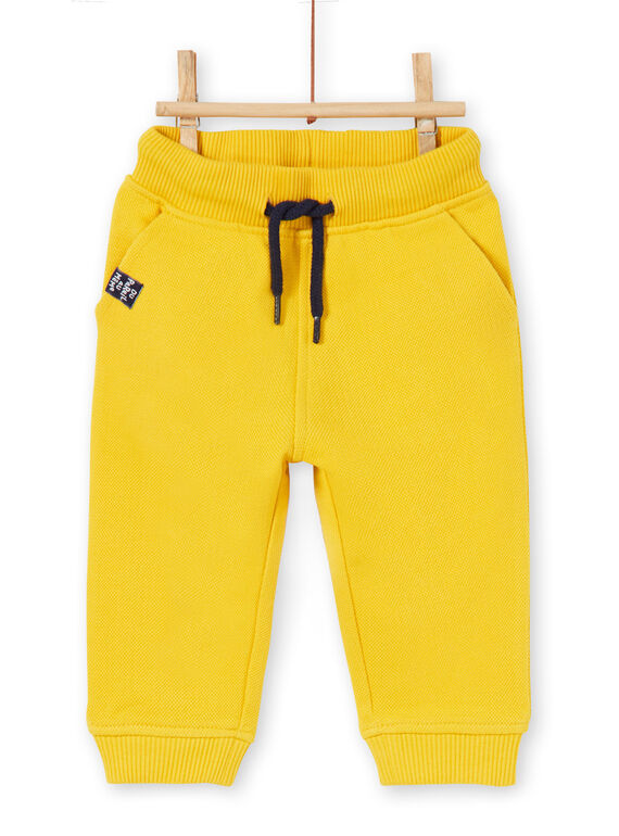 Pantaloni gialli neonato LUJOPAN1 / 21SG1034PAN106