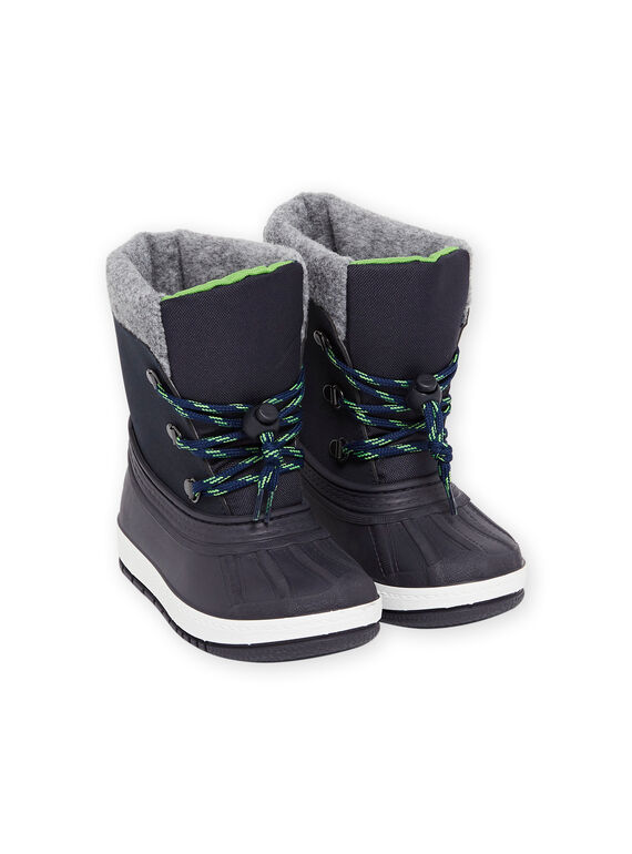 Scarpe da montagna imbottite con lacci bambino MOMONTUNI / 21XK3691D3N070