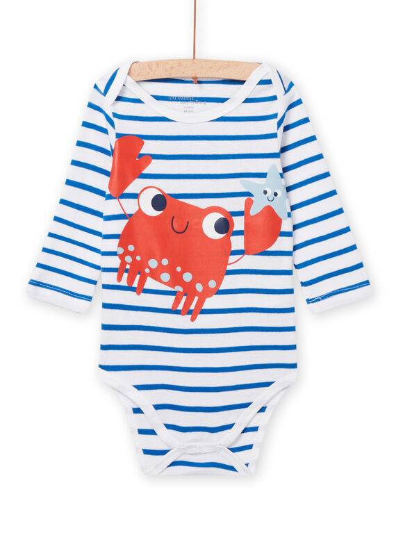 Body a righe motivo granchio neonato NEGABODCRA / 22SH14I2BDL000
