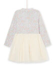 Abito a maniche lunghe in tulle PAREROB2 / 22W901T2ROB320