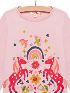T-shirt rosa con motivo unicorno fantasia bambina NAVITEE1 / 22S901M1TMLD326