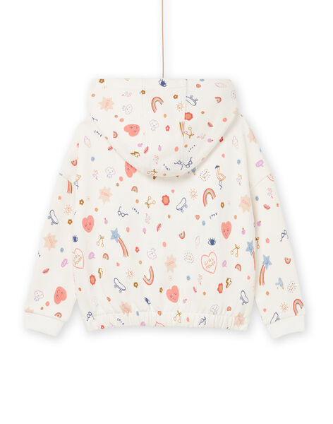 Felpa con cappuccio con stampa fantasia RAPURSWEA / 23S901L1SWE001