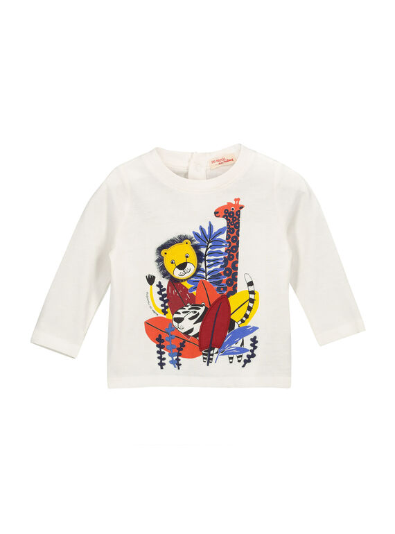 T-shirt maniche lunghe neonato FUBATEE1 / 19SG1061TML001