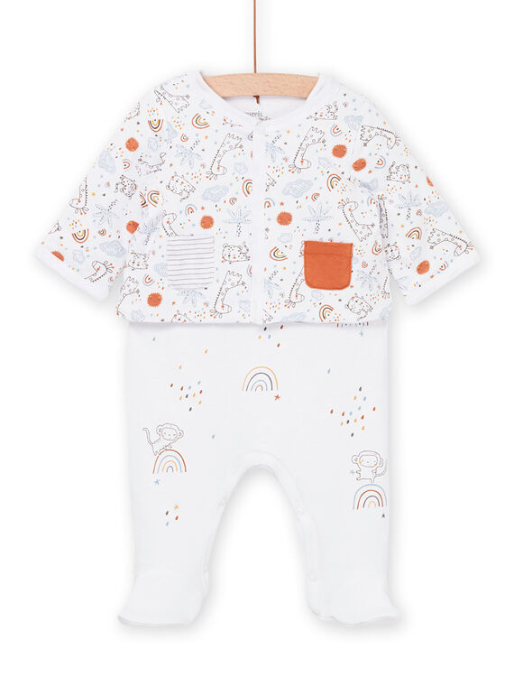 Completo tuta e cardigan con stampa fantasia ROU1ENS3 / 23SF0561ENS000