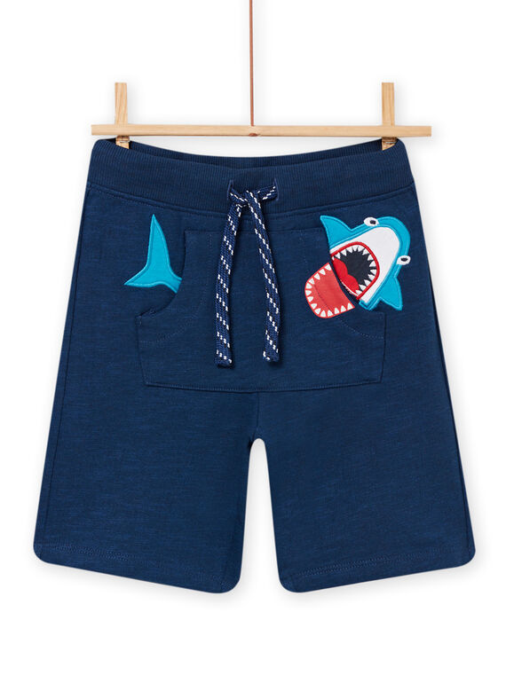 Bermuda blu melange bambino NOFICBER4 / 22S902U1BERC223