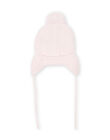 Berretto rosa in maglia con pompon neonata MYIKABON / 21WI0952BON632