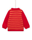 Cardigan a righe motivo elefante fantasia neonato NUFLAGIL / 22SG10R1GIL405