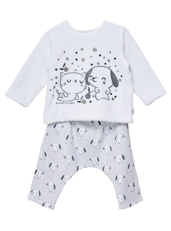 Completo pantaloni double face nascita unisex JOU1ENS4 / 20SF05J1ENS000