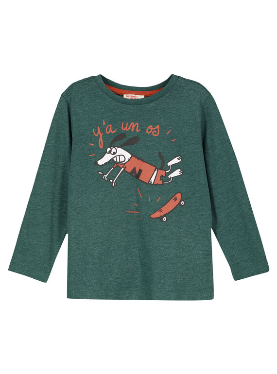 T- Shirt Maniche Lunghe Verde Foresta GOJOTICHI3 / 19W902L6D32G620