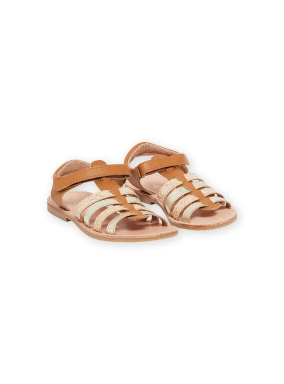 Sandali cammello in pelle RASANDCAMEL / 23KK356AD0E804