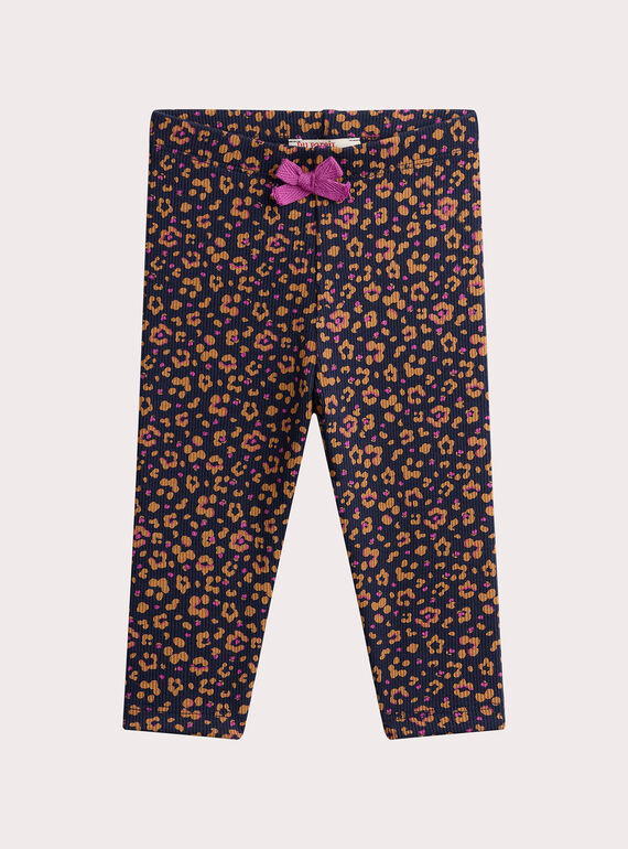 Leggings blu notte VYIKOLEG / 24WI0931CALC205