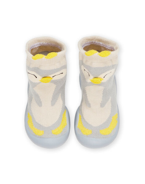 Babbucce a calza motivo pinguino e suola flessibile PUCHO7PING / 22XK3845D08C218
