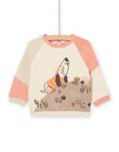 Felpa colorblock felpata RUSUNSWE / 23SG10K1SWE005