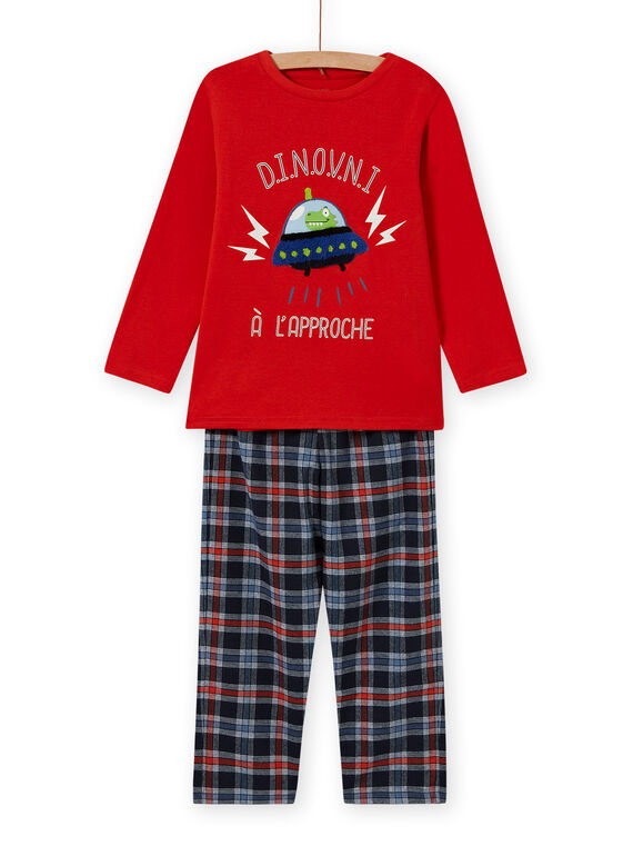 Completo pigiama con motivo extraterrestre bambino MEGOPYJSPA / 21WH1284PYJE414