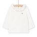 Top con stampa cuore in lurex
