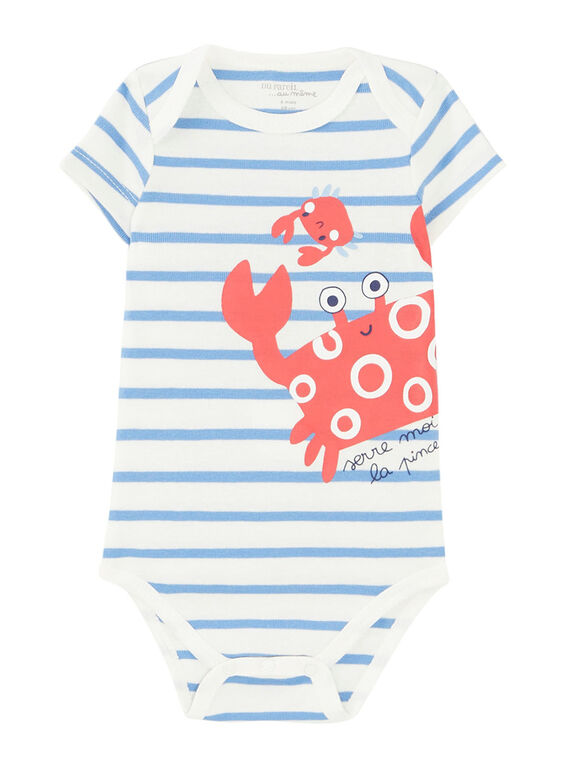 Body neonato maniche corte a righe JEGABODCRA / 20SH14V1BDL001