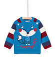 Maglia con stampa volpe multitecnica PUGOPUL / 22WG10O1PULC220