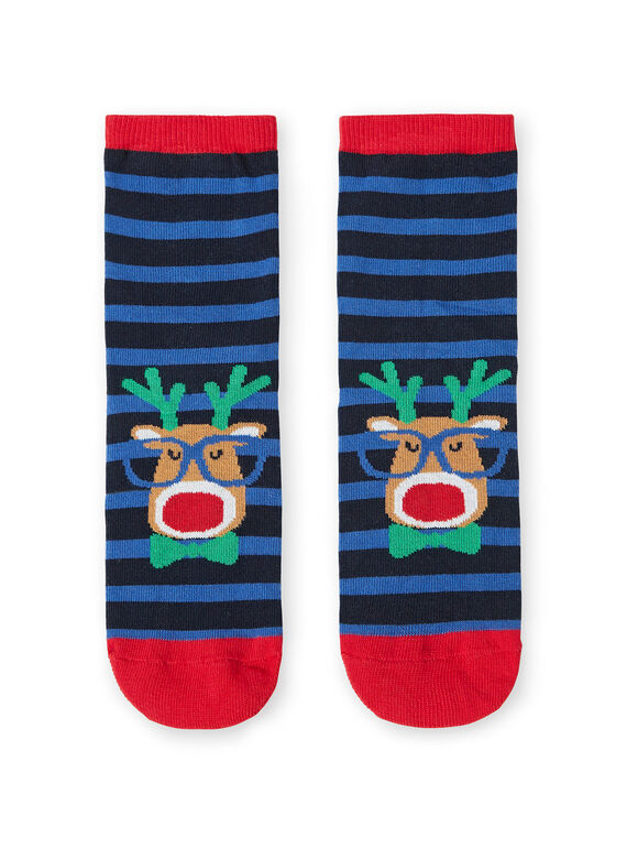 Navy SOCKS KYONOCHO / 20WI02Q1SOQ705
