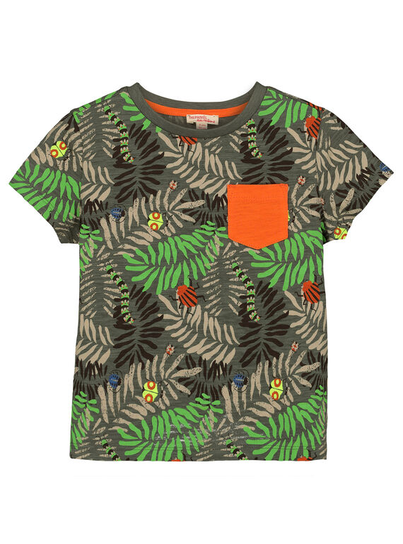 T-shirt tropicale bambino FOYETI6 / 19S902M1TMC626