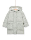 Piumino con cappuccio con stampa pois dorati PALONDOUN1 / 22W901F2D3E626