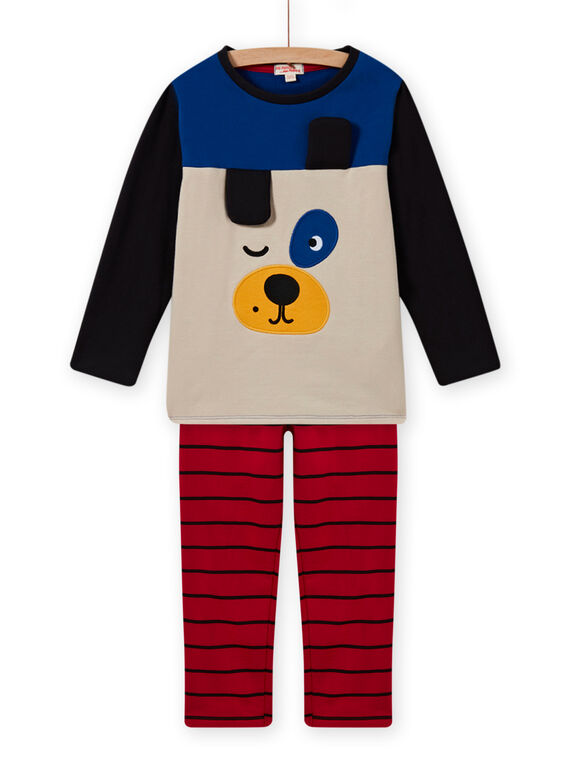 Set pigiama motivo cane bambino MEGOPYJCHI / 21WH1292PYJ701