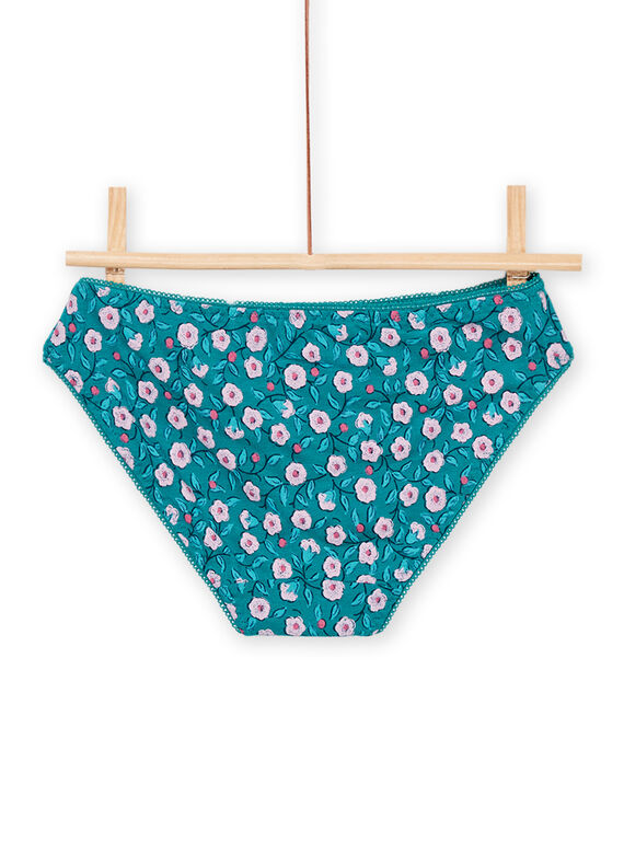 Set 5 slip con stampa a fiori PEFALOTSEM2 / 22WH1142D5LB107