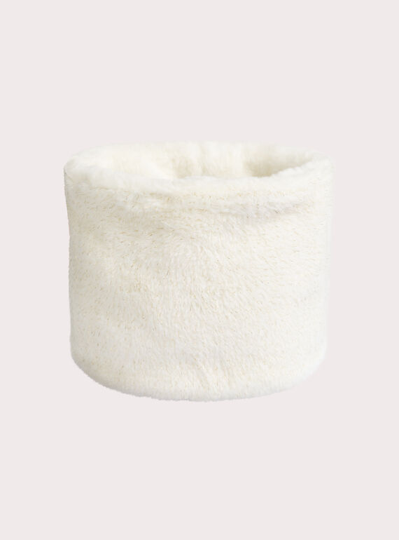  Snood ecru per ragazza VYAJOSNOO3 / 24WI01M2SNO001