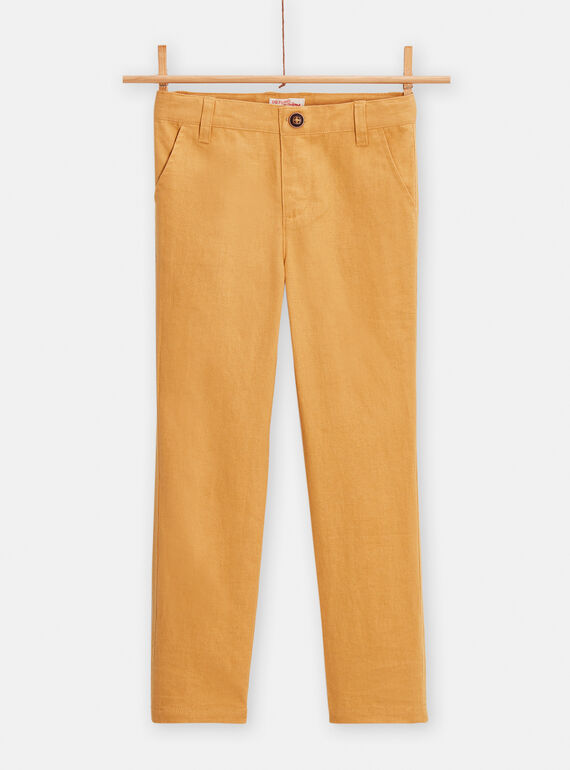 Pantaloni gialli bambino TOJAPAN / 24S90211PANB117
