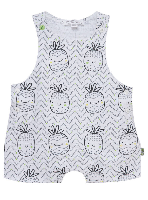 Salopette Corta Bianca JOU2SAC / 20SF04M1SAC000