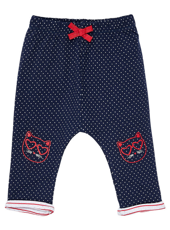 Pantaloni in doppio jersey neonata JIGRAPAN / 20SG09E1PAN070