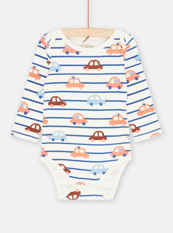 Body beige con stampa auto SEGABODTUT / 23WH1472BOD632