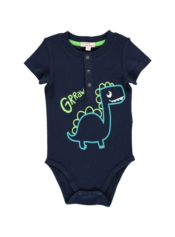 Boys' short-sleeved bodysuit CUDOUBOD / 18SG10J1BOD717