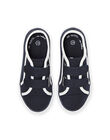Scarpe da tennis navy e bianche bambino NOTOILNAVY / 22KK3691D16070