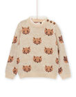 Maglia con stampa volpe POPRAPUL / 22W902S1PUL008
