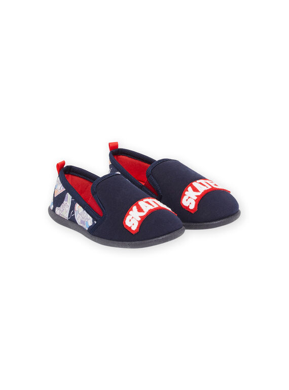 Babbucce navy con stampa skate e scritta ROPANTSKATER / 23KK3641D0B070
