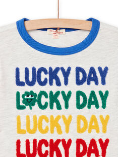 T-shirt colorblock Lucky Day bambino NOLUTEE / 22S902P1TMLJ920