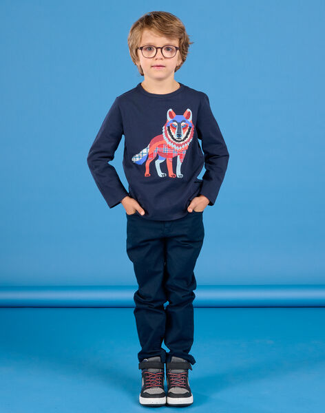 T-shirt con stampa lupo POGOTEE1 / 22W902O5TML705