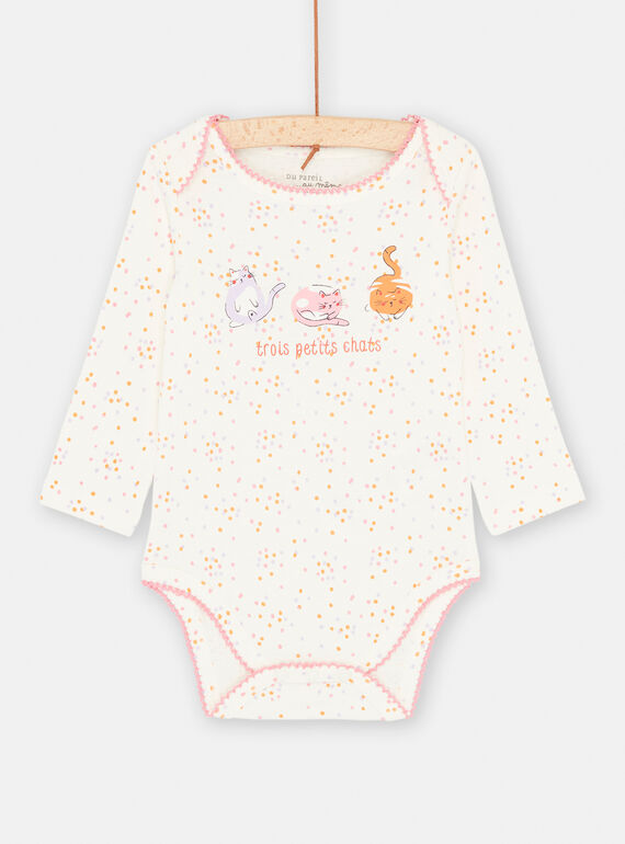 Body ecrù con stampa a pois SEFIBODCHA / 23WH1373BDL001