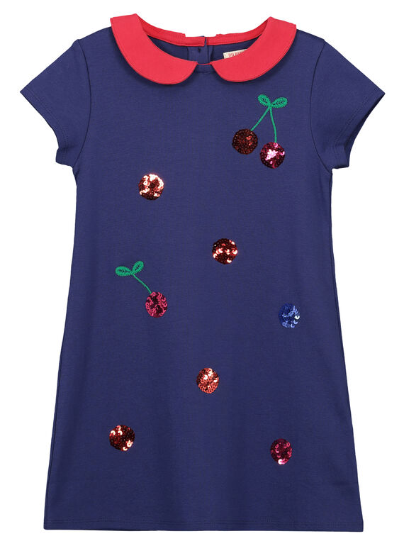 Abito in cotone colletto Peter Pan FACOROB3 / 19S90183ROB703