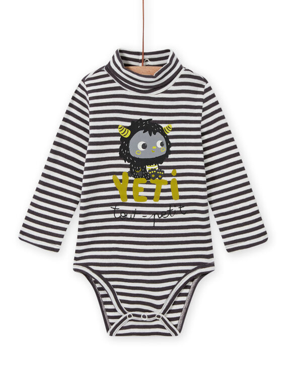 Body a righe con collo dolcevita neonato MUHIBOD / 21WG10U1BOD929
