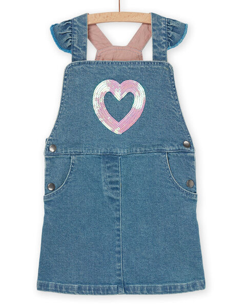 Abito salopette in jeans PAKAROB1 / 22W901L3ROBK005