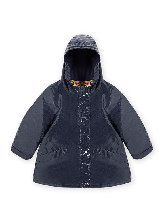 Impermeabile 3 in 1 navy glitterato in nylon bambina MAMIXIMPER / 21W90152IMP070
