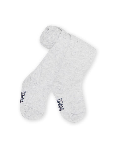 Collant grigio melange neonata NYIESCOLCO3 / 22SI0988COLJ920