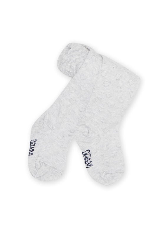 Collant grigio melange neonata NYIESCOLCO3 / 22SI0988COLJ920